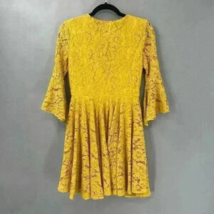 Anthropologie Raga Mini Dress Womens Small Floral Lace Y2K Fairycore Coquette